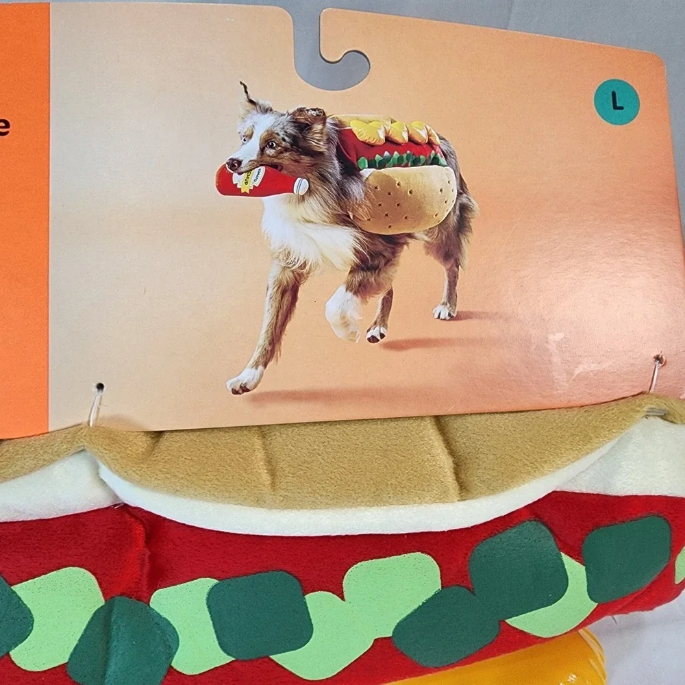 Boots And Barkley Pet Hotdog Costume Size Large